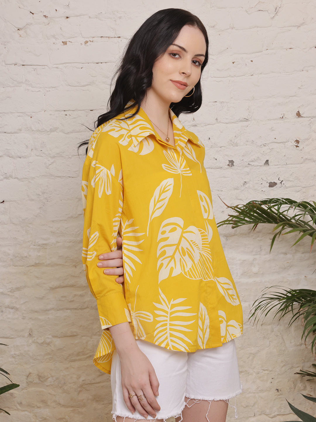 Golden Leafy Breeze Shirt