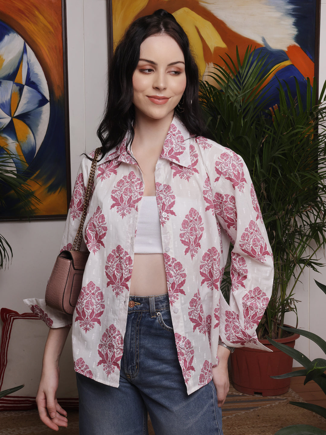 Rosewood Block Print Shirt