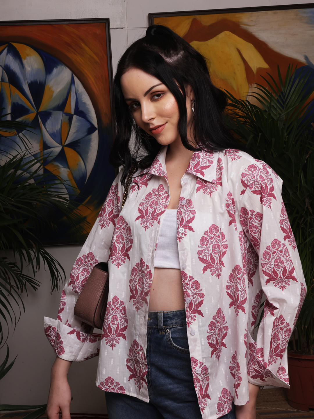 Rosewood Block Print Shirt