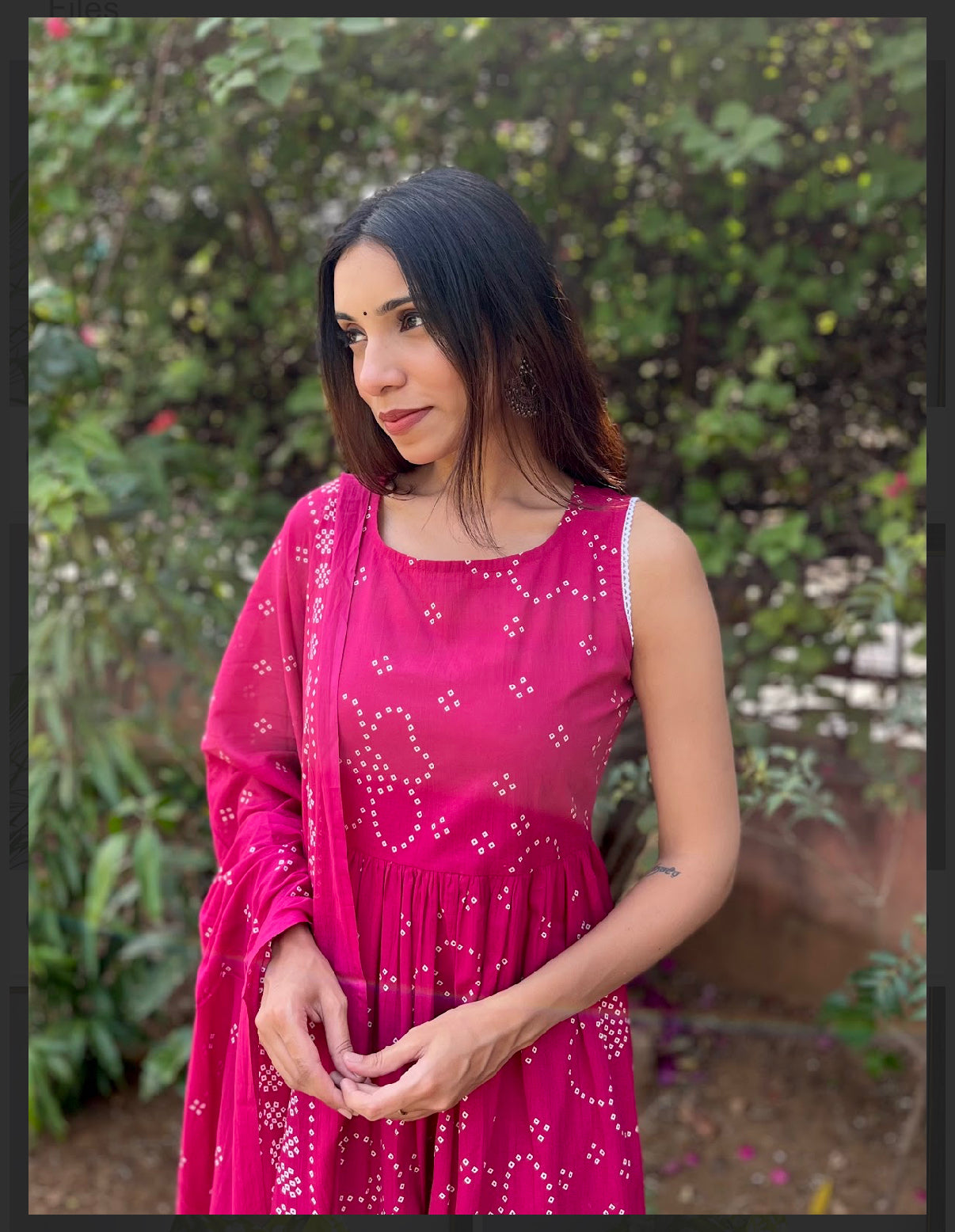 Salmon Pink Anarkali Suit set
