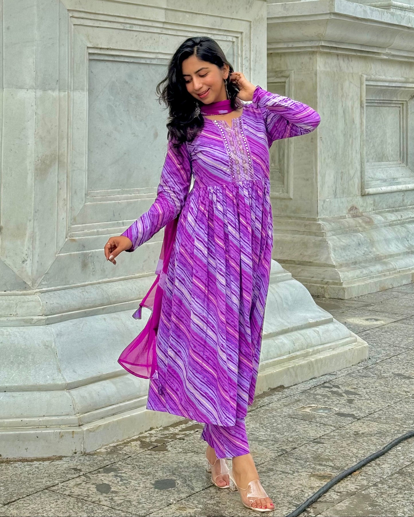Deep Fuchsia Suit Set