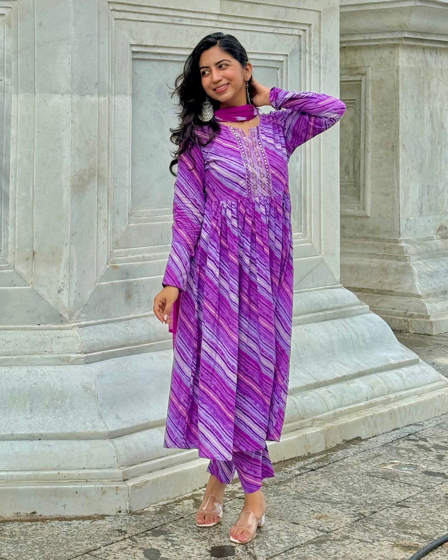 Deep Fuchsia Suit Set