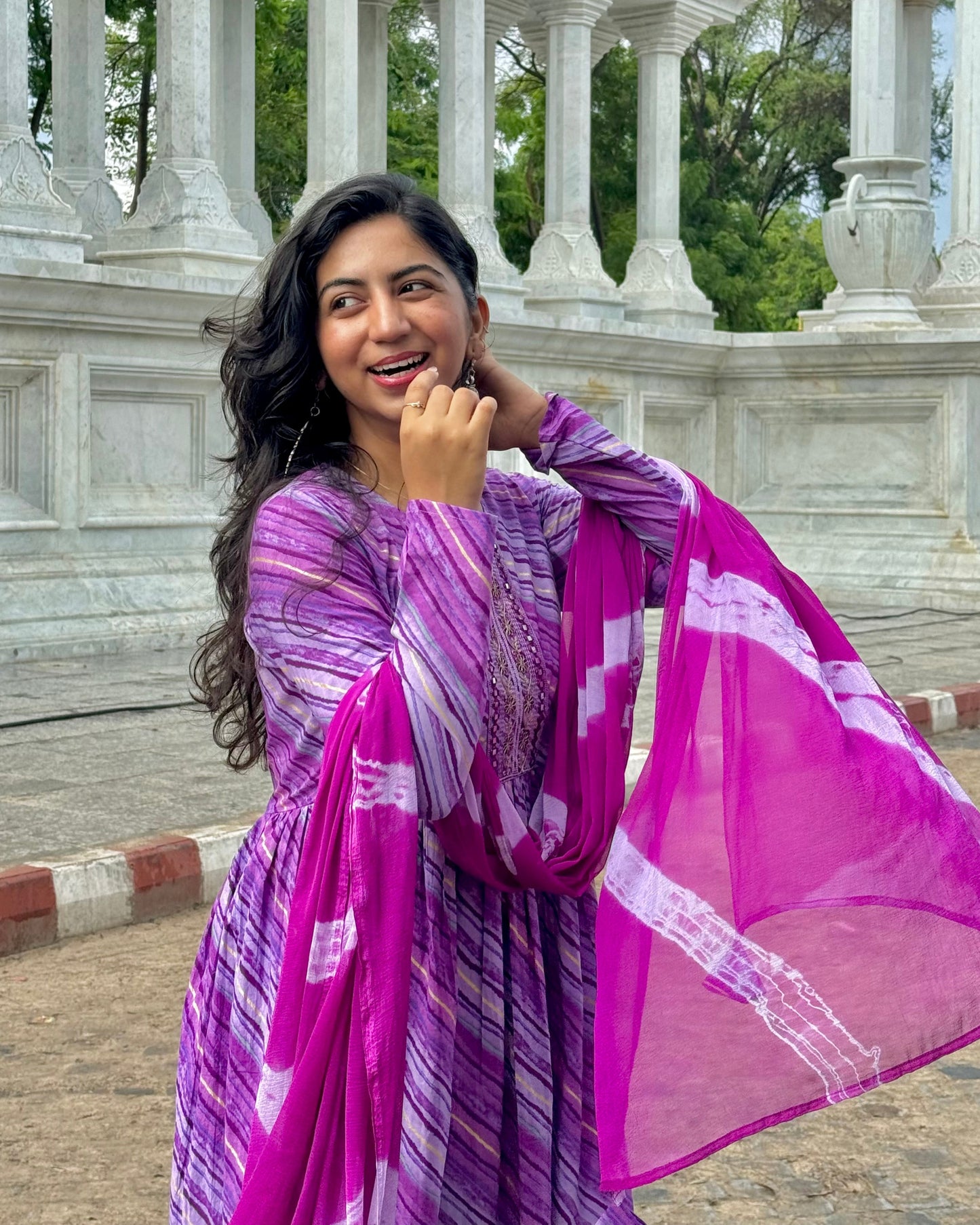 Deep Fuchsia Suit Set