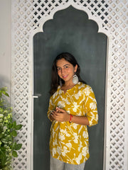 Mustard Short Kurti
