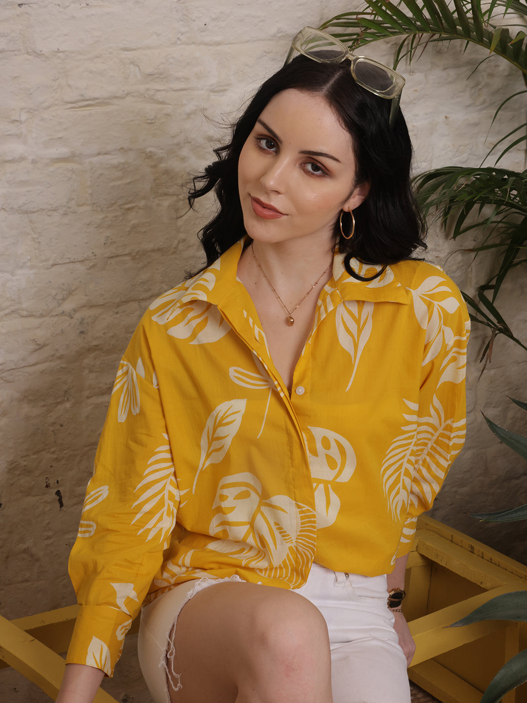 Golden Leafy Breeze Shirt