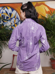 Lavender Breeze Floral Shirt