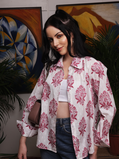 Rosewood Block Print Shirt