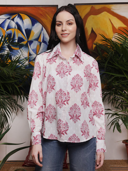 Rosewood Block Print Shirt