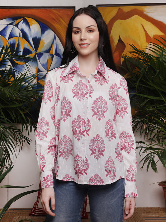 Rosewood Block Print Shirt