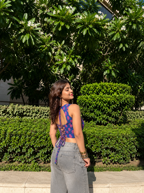 Tropical Tile  Short Kurti
