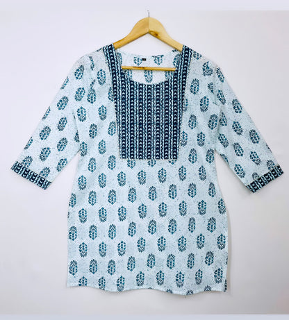 White Short Kurti