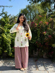 Pink Gulmohar Farshi Salwar Set