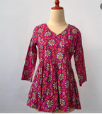 Sunflower Angrakha Peplum Top