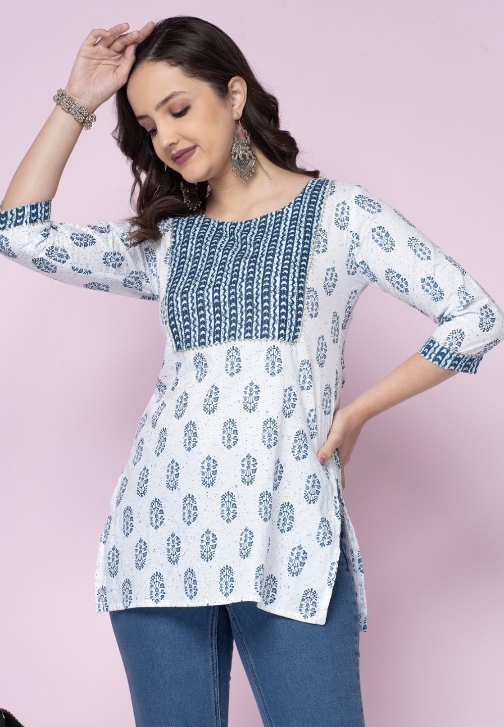 Shions Women Printed short kurti