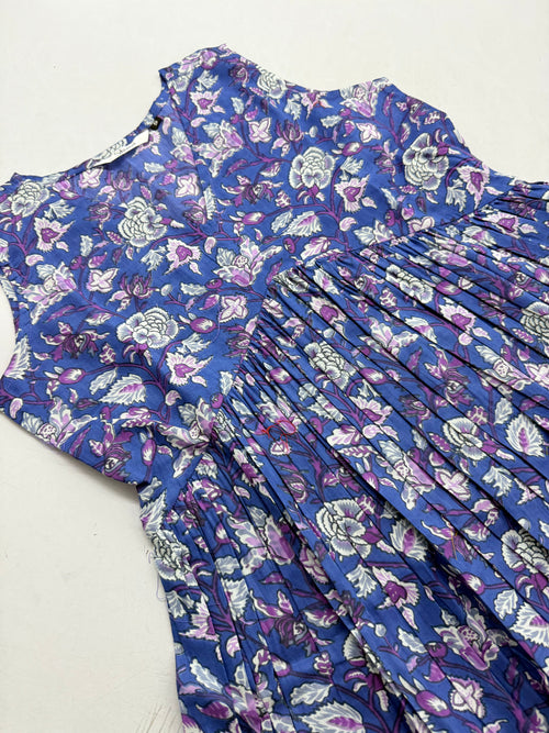 Aqua bloom sleeveless top