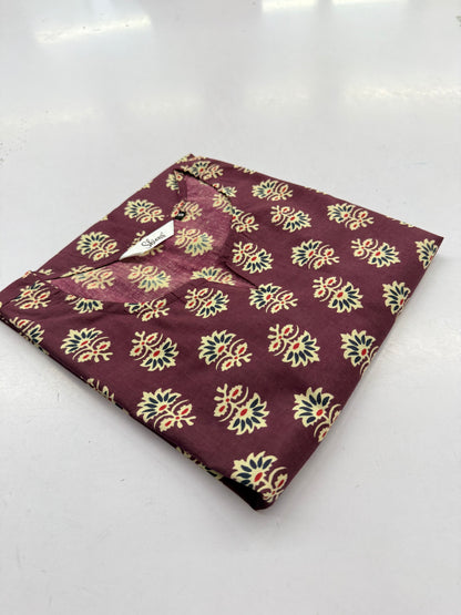 Brown Short Kurti