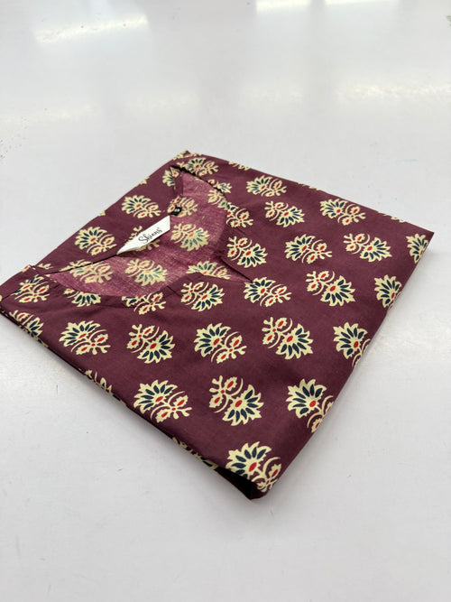 Brown Short Kurti