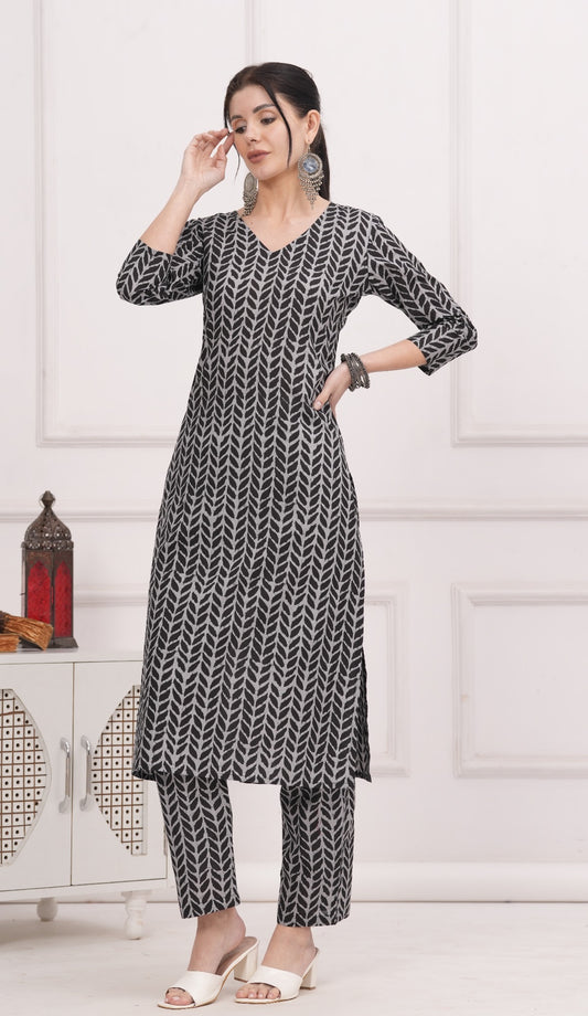 Black Kurta Pant