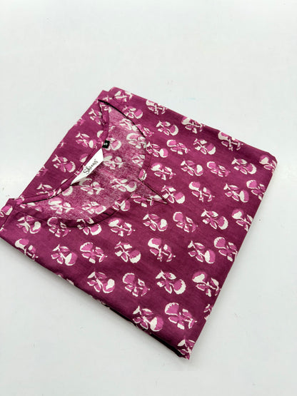 Wine-02 Short kurta