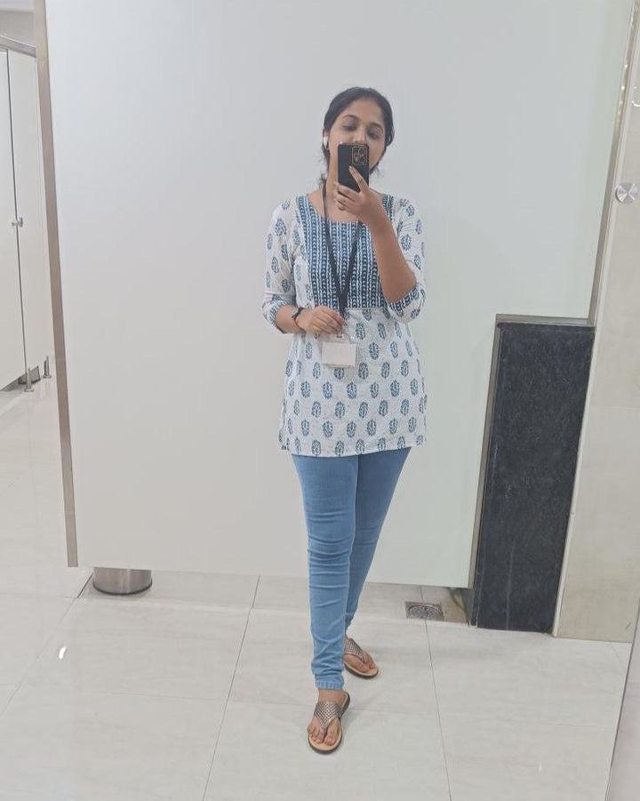 White Short Kurti