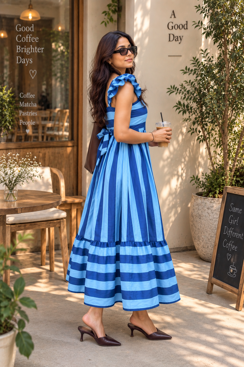 Blueberry Twirl Dress 🦋