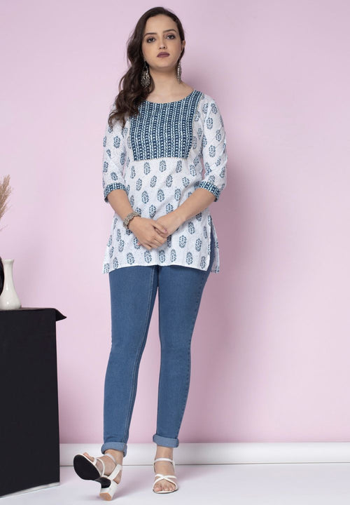 Shions Women Printed short kurti