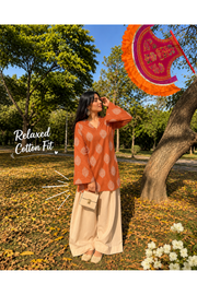 Kesari Farshi Salwar Set