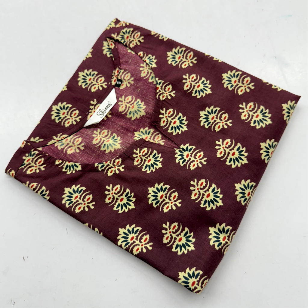 Brown Short Kurti