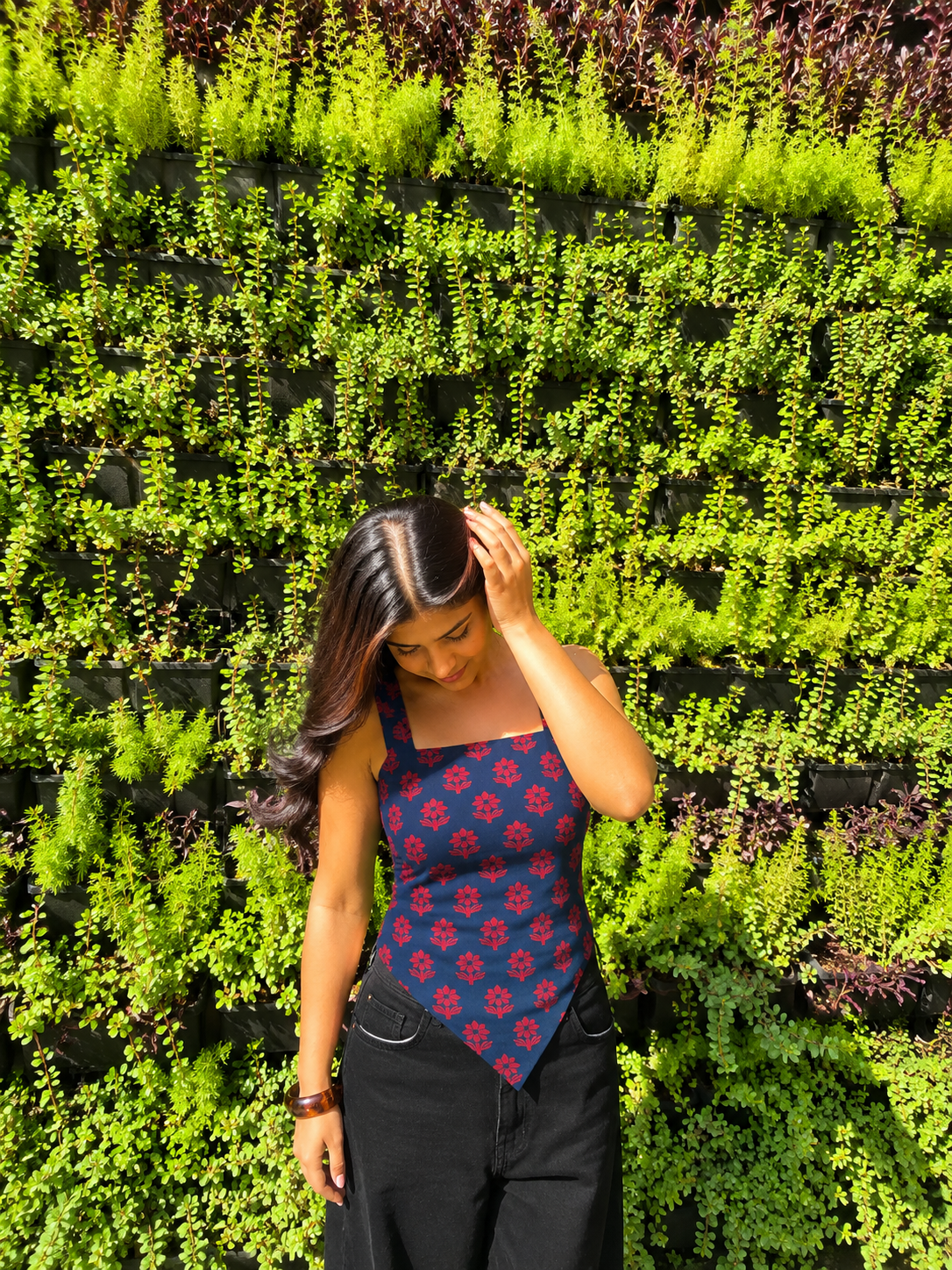 Tropical Tile  Short Kurti