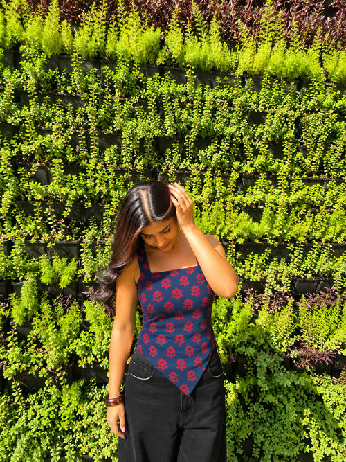 Tropical Tile  Short Kurti