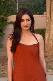 Summer Orange Farshi Salwar suit