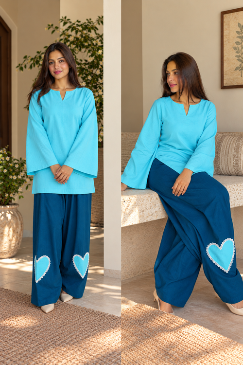 Aqua Muse Farshi Salwar Set