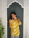 Mustard Short Kurti