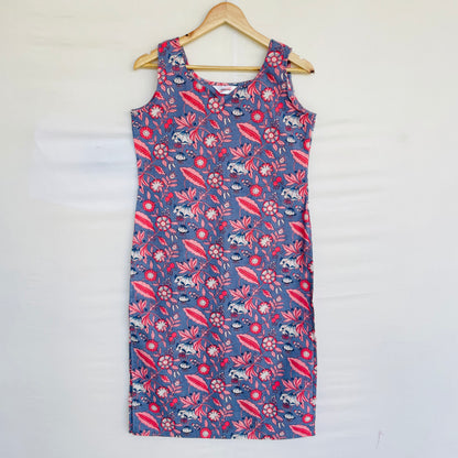 Sleeveless Knee Length Kurti