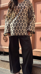 Ivory Buta Farshi Salwar Set