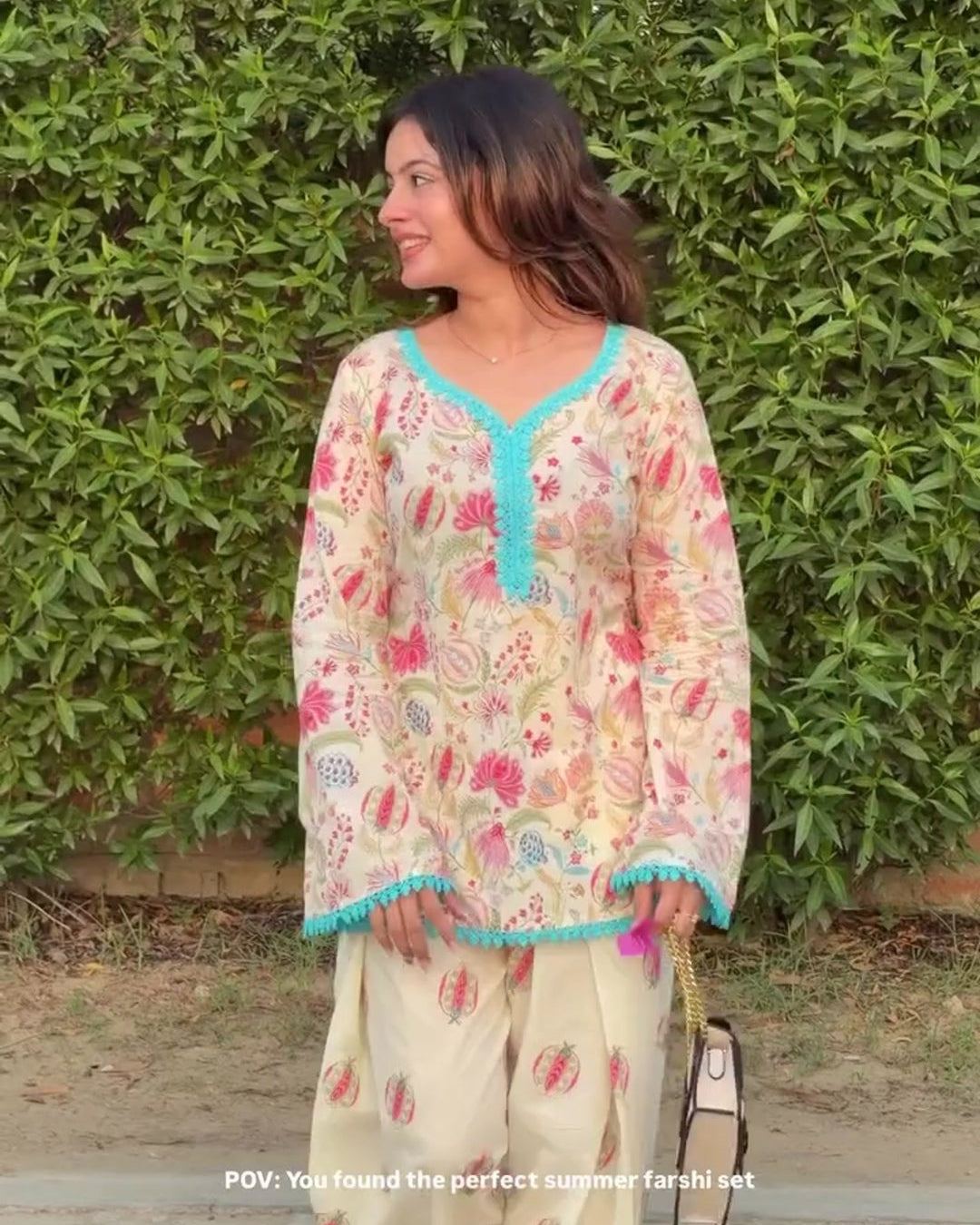 Pastel Garden Farshi Salwar Set