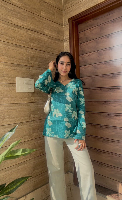 Garden Short Kurta