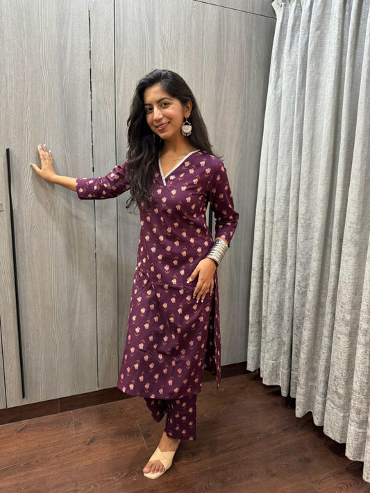 Wine Co-Ord Set