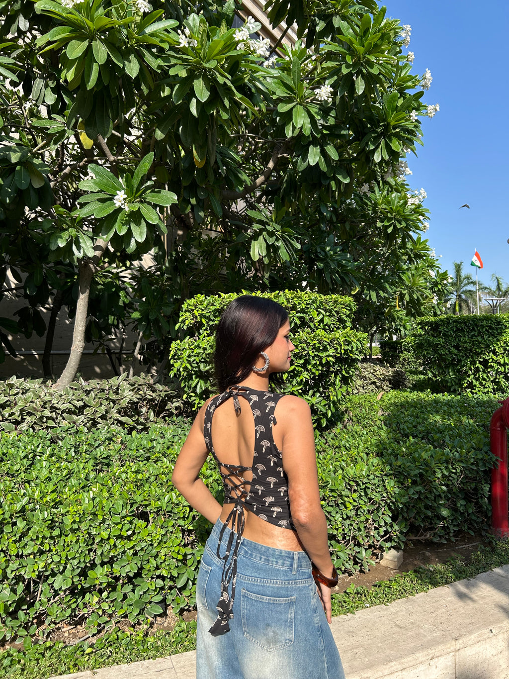 Backless desi baddie kurti