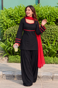 Dark Muse Farshi Salwar Set with dupatta