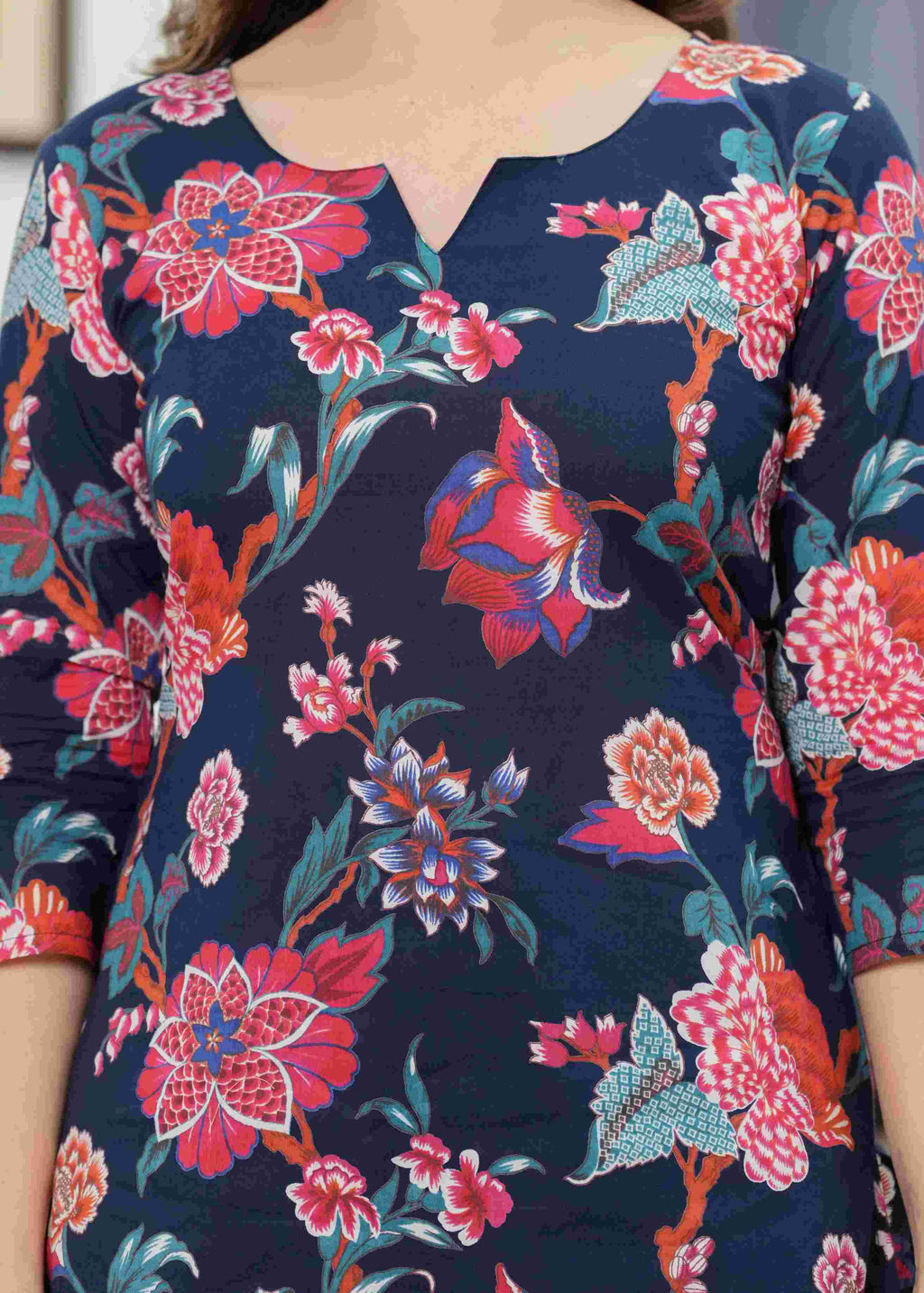 Midnight Bloom Floral Suit Set