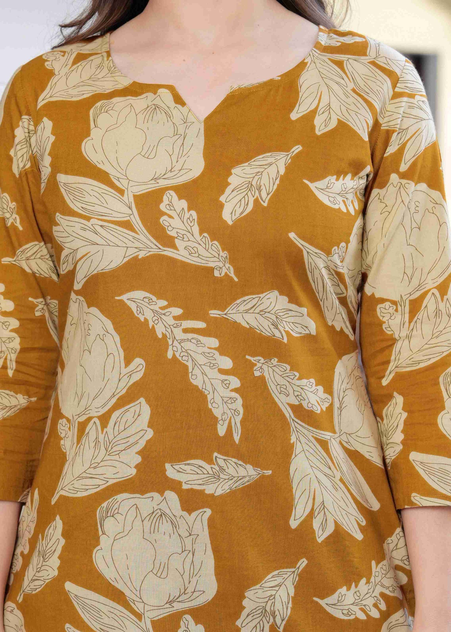 Golden Bloom Co-ord Set