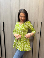 Green Angrakha Top