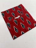 Red Ikkat sleeveless short kurti