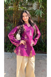 Rangrez Doll Motif Farshi Salwar Set