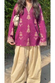 Rangrez Doll Motif Farshi Salwar Set