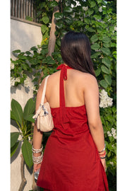 Summer Red Farshi Salwar Suit