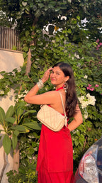 Summer Red Farshi Salwar Suit