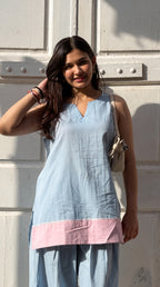 Bluebell Mist Farshi Salwar Set