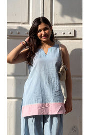 Bluebell Mist Farshi Salwar Set